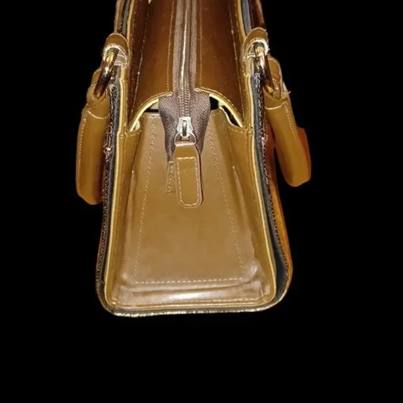 Miche Classic Base Handbag & Jen Classic Metallic Copper Reptile Print Shell Set - Picture 9 of 16